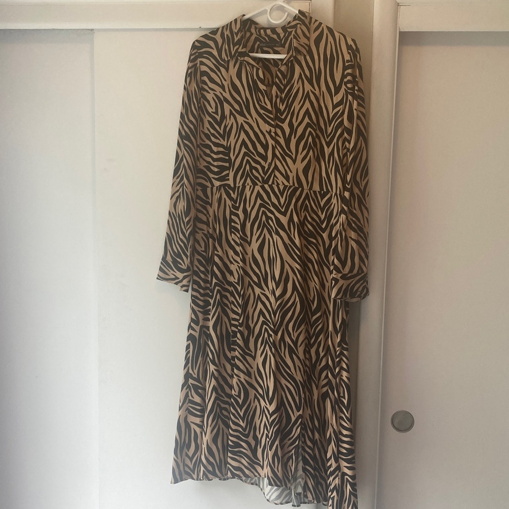 Marks & Spencer’s Collection Zebra Print Long Sleeve Dress